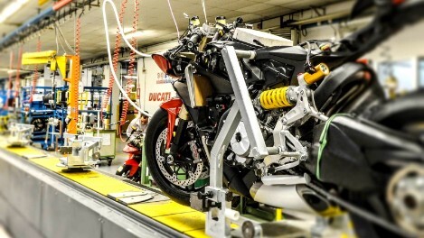 Ducati assembly line