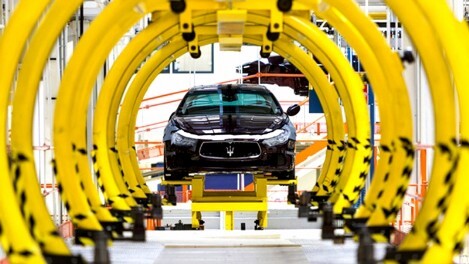 Maserati assembly line