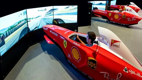 F1 Ferrari simulator